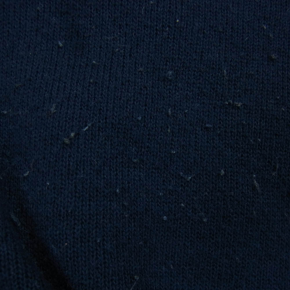 U.S. NAVY ロゴ スウェット パンツ コットン ポリエステル アメリカ製 ダークネイビー系 M【中古】