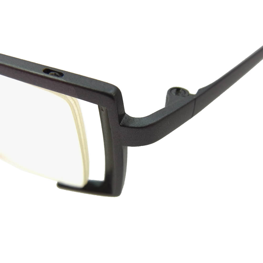 オキシビス KISKA 02 ハーフリム 度入り 眼鏡 メガネ アイウェア シルバー系【中古】