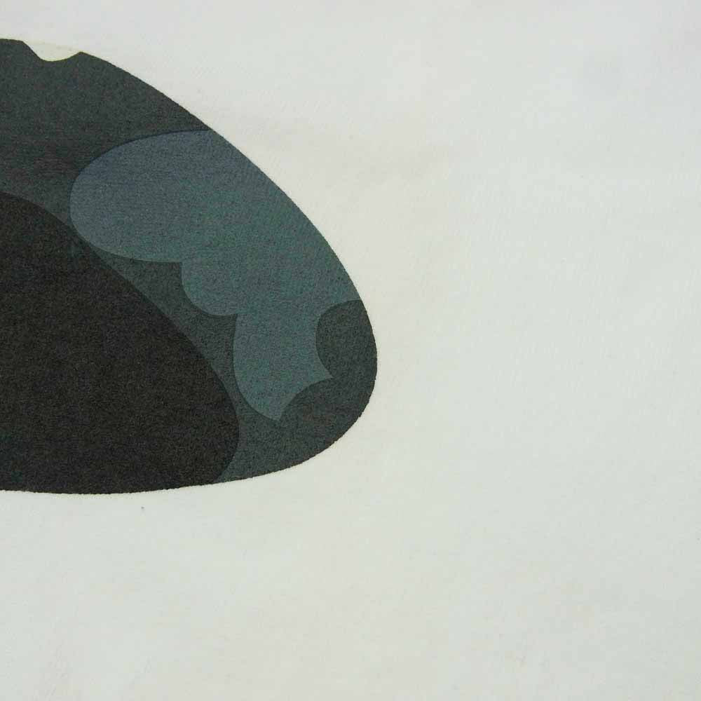 A BATHING APE アベイシングエイプ COLOR CAMO BIG APE FACE TEE カラーカモ ビッグ エイプ フェイス 半袖 Tシャツ グレーカモ L ホワイト ホワイト系 L【中古】