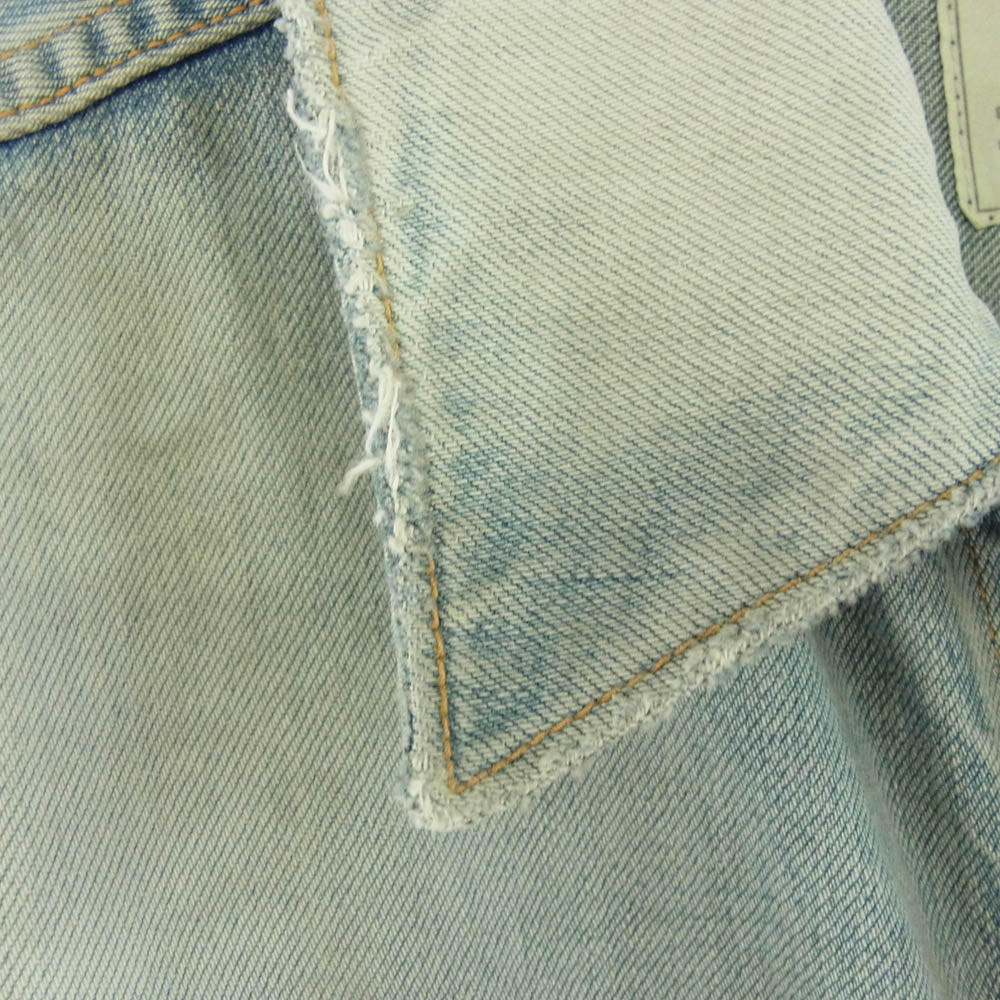 ANCELLM アンセルム 25SS ANC-JK49 AGING DENIM JACKET エイジング デニム ジャケット ライトブルー系 1【中古】