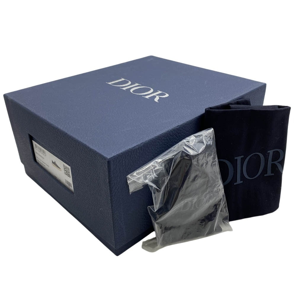 Christian Dior クリスチャンディオール 3SN303ZWZ56540 B33 LT DO DENIM TEARS デニムティアーズ オブリーク ローカット スエード スニーカー ネイビー系 40【極上美品】【中古】