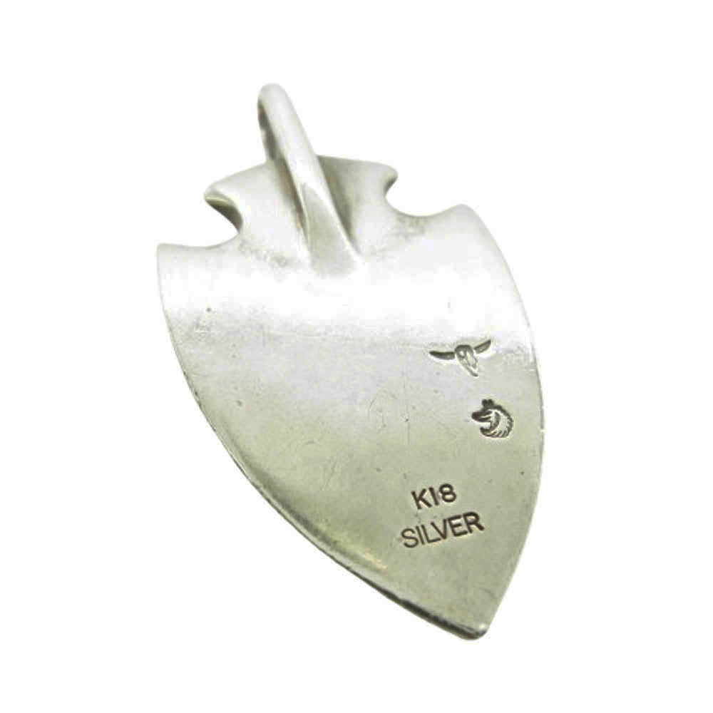 TADY&KING タディアンドキング K18 イーグルメタル 矢尻 大サイズ ペンダント トップ シルバー系 ゴールド系【中古】