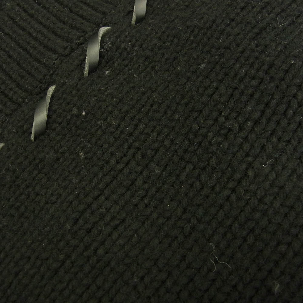 DISCOVERED ディスカバード 23AW DC-23AW-KN-02 LOOPING KNIT CARDIGAN ステッチデザイン カーディガン ブラック系 3【中古】