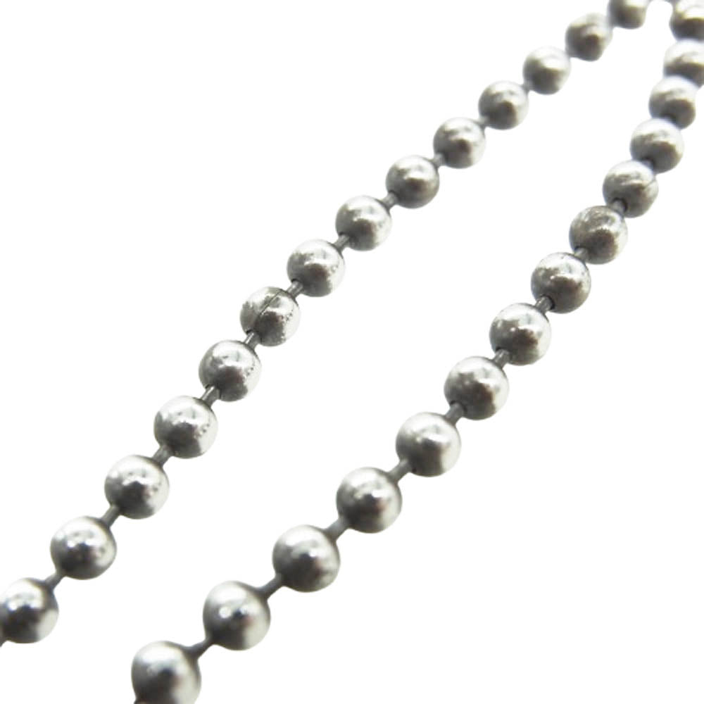 LONE ONES ロンワンズ アイアンレイヴン クロス ペンダントトップ メイティングフライト フック ボールチェーン ネックレス シルバー系【中古】