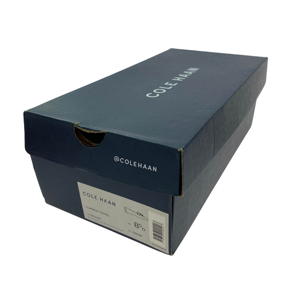 COLE HAAN コールハーン 3506 PINCH TASSEL ピンチ タッセル ローファー ブラック系 8 1/2【中古】
