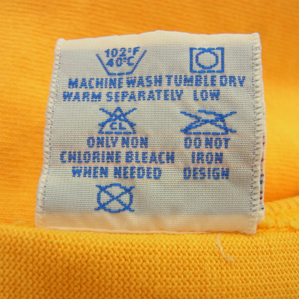 Champion チャンピオン C8-M351 monkey time モンキータイム別注 REVERSE WEAVE リバースウィーブ 半袖 クルーネック Tシャツ イエロー系 L【中古】