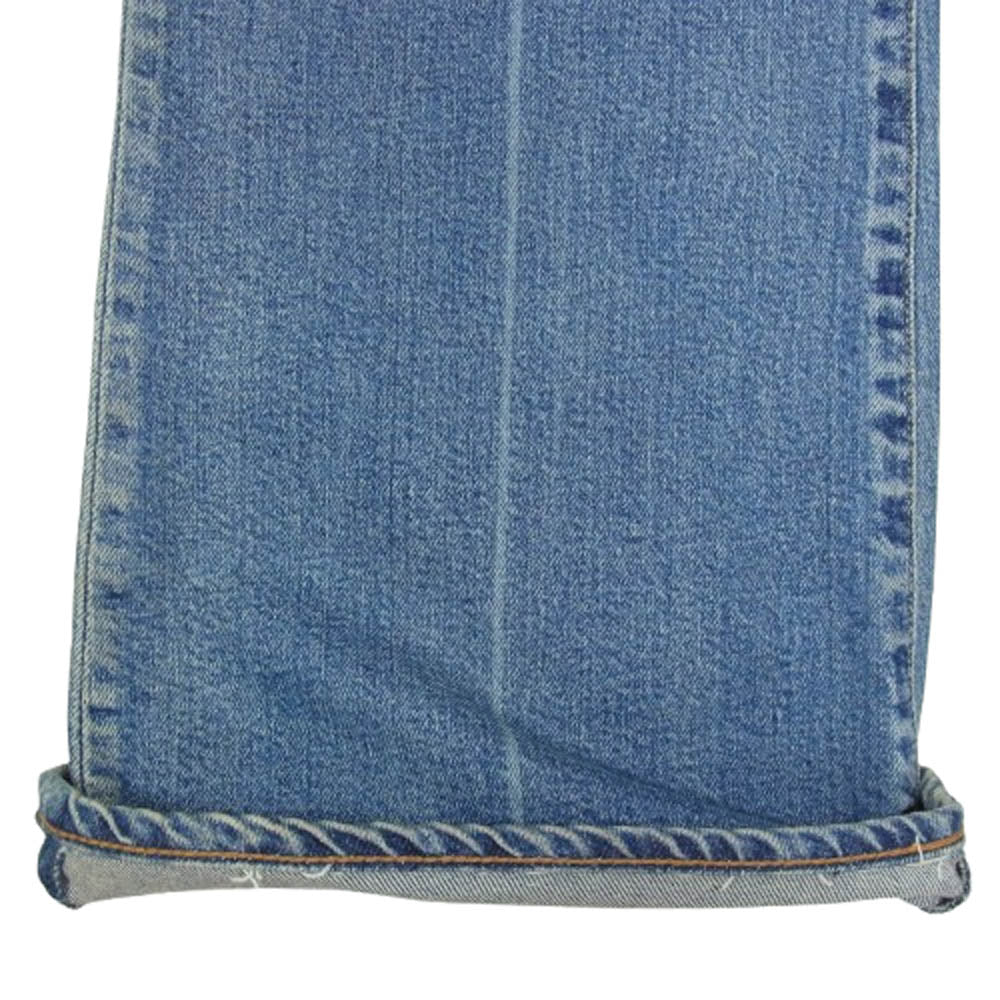 オーセン AUT-002 CIRCULAR DENIM FLARE LEG サーキュラーデニム フレアレッグ ジーンズ デニム パンツ インディゴブルー系 33【美品】【中古】