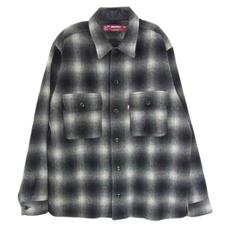 HideandSeek ハイドアンドシーク OMBRE CHECK L/S SHIRT オンブレ