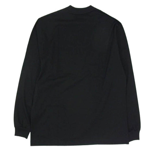 The Ennoy Professional ザ エンノイ プロフェッショナル POCKET & CREW 2PACK LS T-SHIRTS (BLACK) ポケット クルー 2パック 長袖 Tシャツ 2枚セット ブラック系 L【美品】【中古】