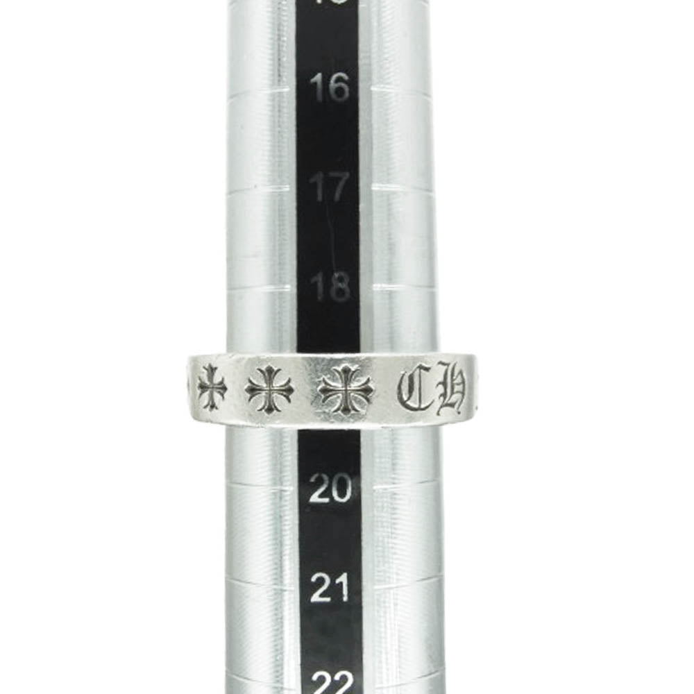 CHROME HEARTS クロムハーツ(原本無) 6mm SPACER FOREVER スペーサー フォーエバー リング シルバー系 19.5号【中古】