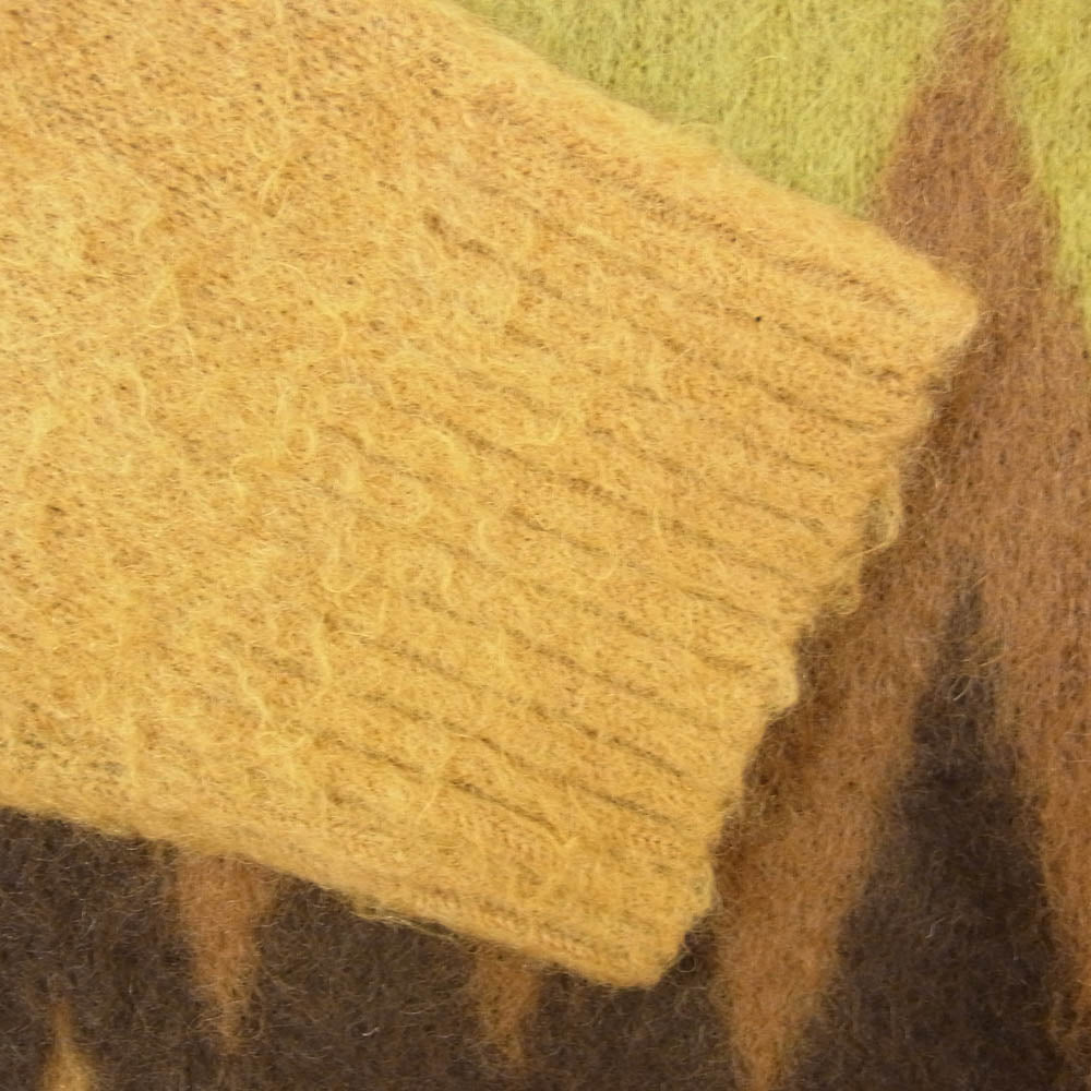 Needles ニードルス LQ274 Mohair Cardigan Zigzag モヘア カーディガン ブラウン系 XL【中古】