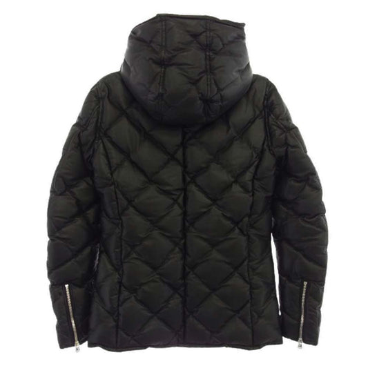 ISAMUKATAYAMA BACKLASH イサムカタヤマバックラッシュ 1363-08 カンガルーレザー ダウンジャケット ブラック系 XS【中古】