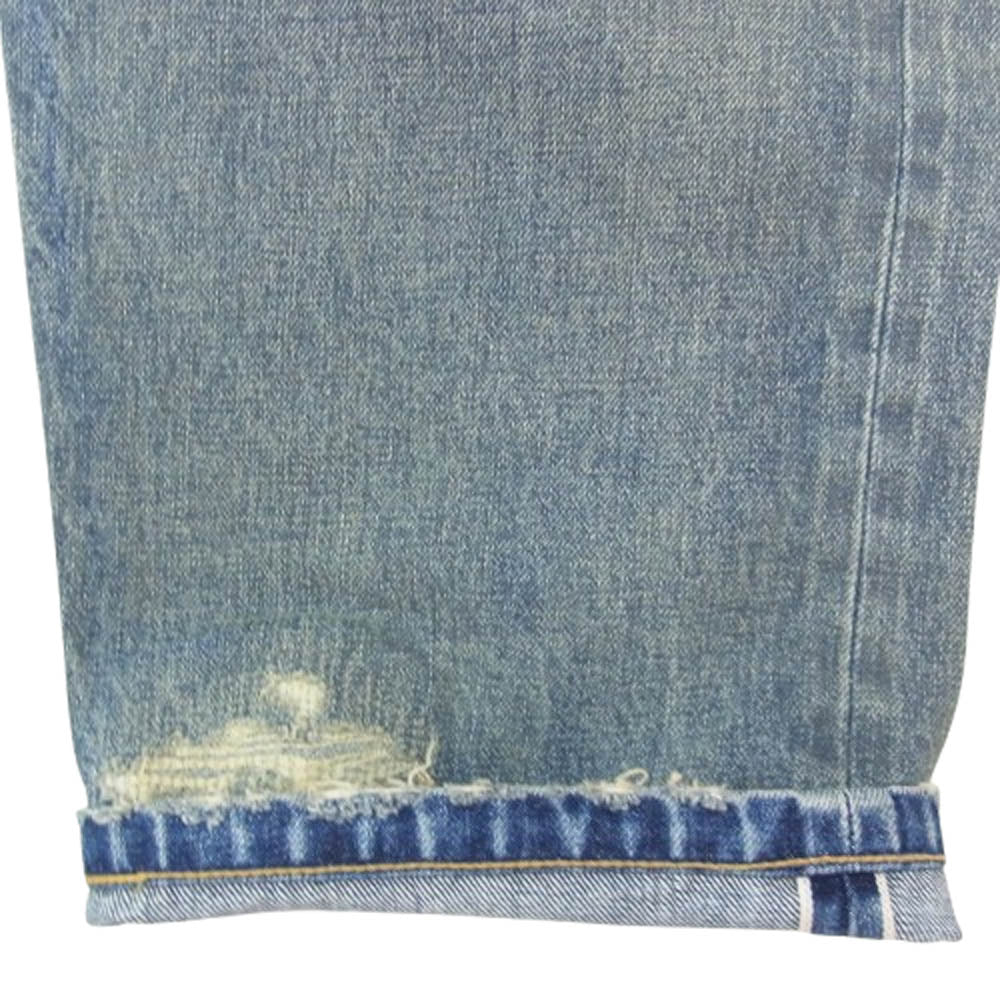 ネクサスセブン DAMAGED 550 III ダメージ リペア加工 デニムパンツ インディゴブルー系 46【美品】【中古】