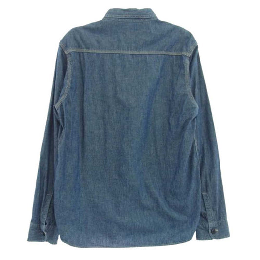 TENDERLOIN テンダーロイン T-CHAMBRAY SHT シャンブレー 長袖 シャツ インディゴブルー系 M【中古】