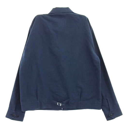 TENDERLOIN テンダーロイン チェック スウィング トップ シンチバッグ ワーク ジャケット ネイビー系 M【中古】