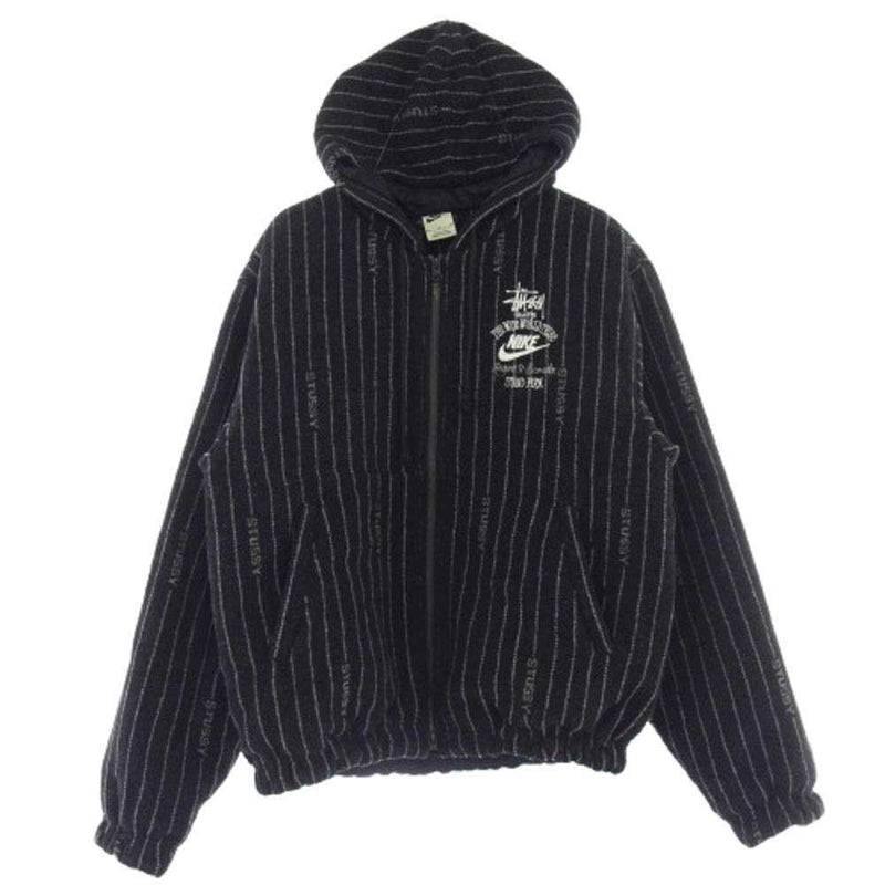 NIKE ナイキ DR4023-010 × Stussy Striped Wool Jacket ステューシー