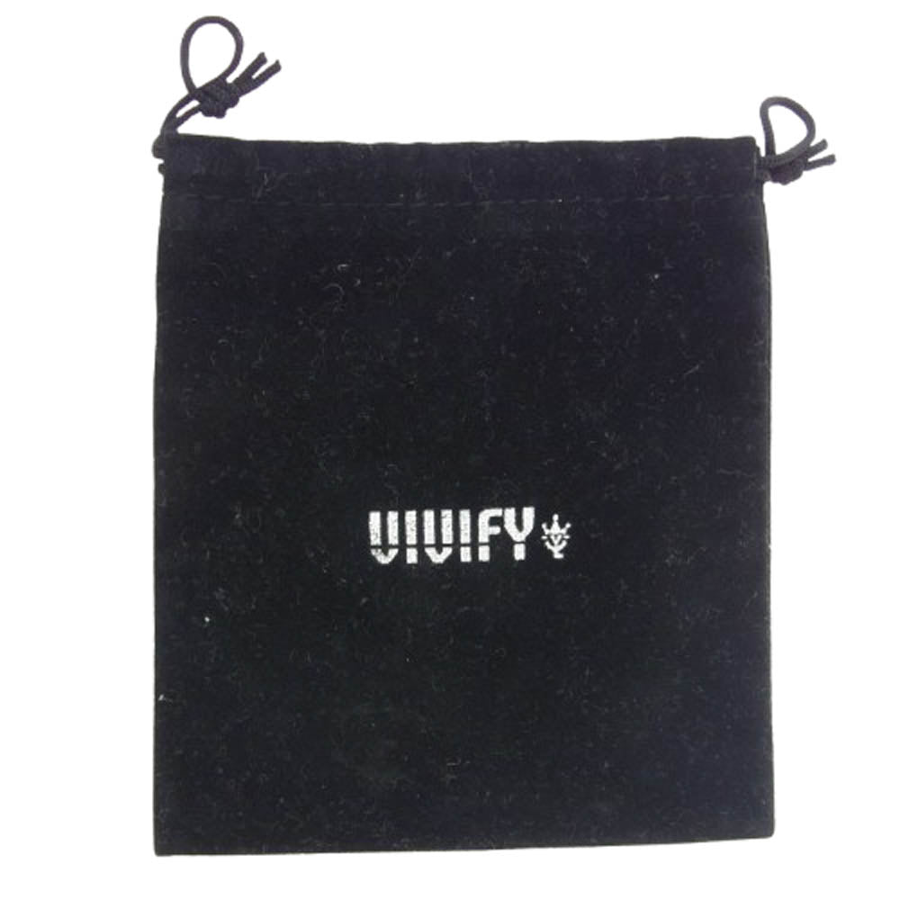 ヴィヴィファイ VFO-072 Old Native Style Stone Setting Ball Wallet Chain シルバー925 ターコイズ スパイラルフック ショート ウォレットチェーン シルバー系【中古】