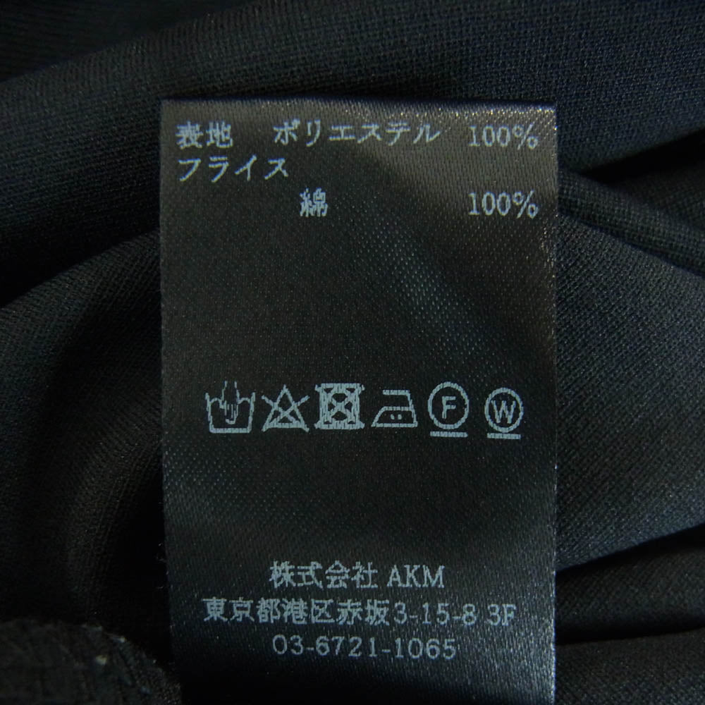 1piu1uguale3 ウノピュウノウグァーレトレ TF029 PP02 113 SPORT THE SAINT MAFIA CLUB S/S GRAFFITI バックロゴ 半袖 Tシャツ ブラック系 4【中古】