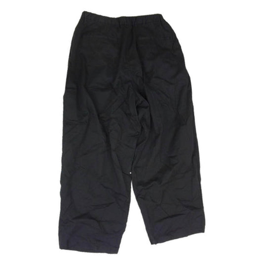 GRAPHPAPER グラフペーパー 25SS GM251-40148 Silicon Poplin Two Tuck Easy Pants シリコン ポプリン 2タック イージー パンツ ブラック系 1【中古】