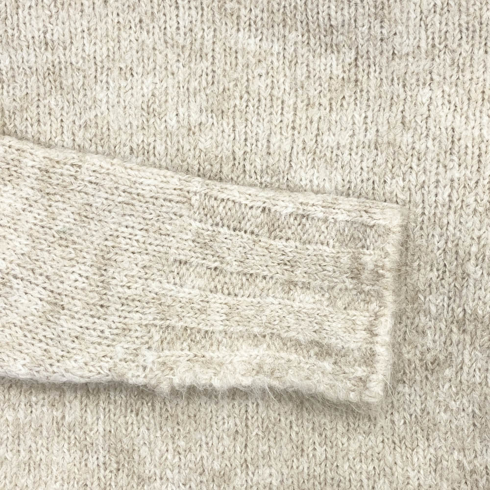 MAISON MARGIELA メゾンマルジェラ 21AW S52GP0092 MM6 ヘアリー ロールネック ニット セーター ベージュ系 XS【中古】