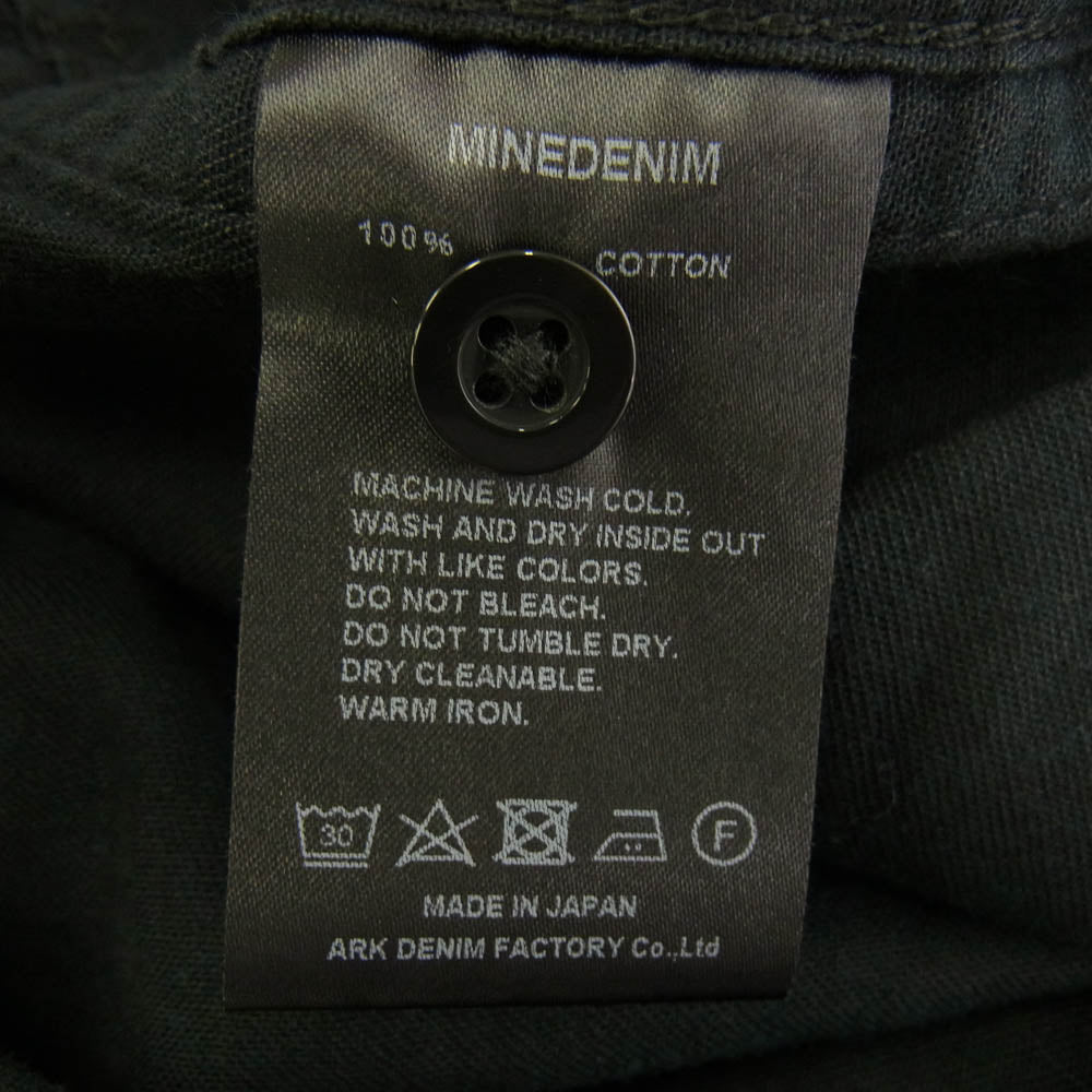 MINEDENIM マインデニム 2106-5001-91-022 チェーン 半袖 シャツ ブラック系 M【中古】