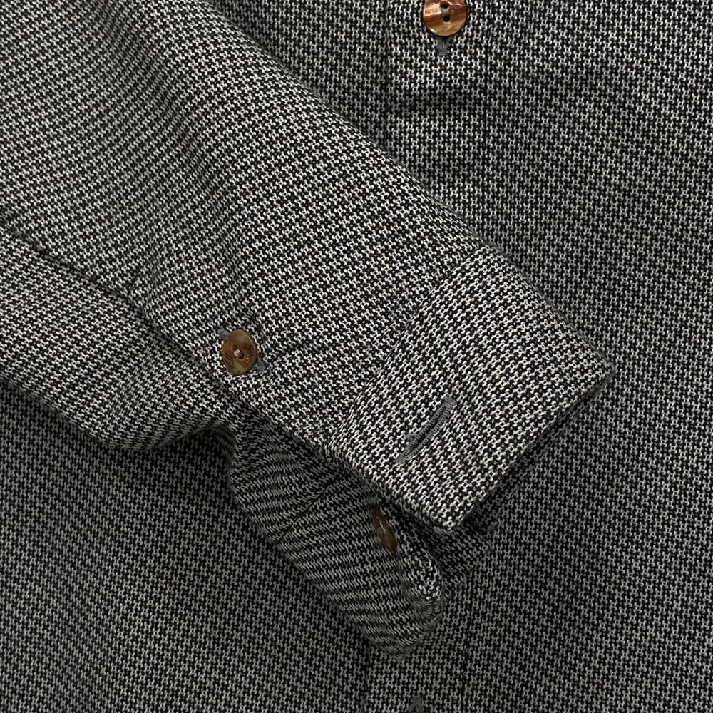 INDIVIDUAL SENTIMENTS インディビジュアルセンチメント 17-18AW コットン ウール 長袖 シャツ ブラウン系 1【中古】