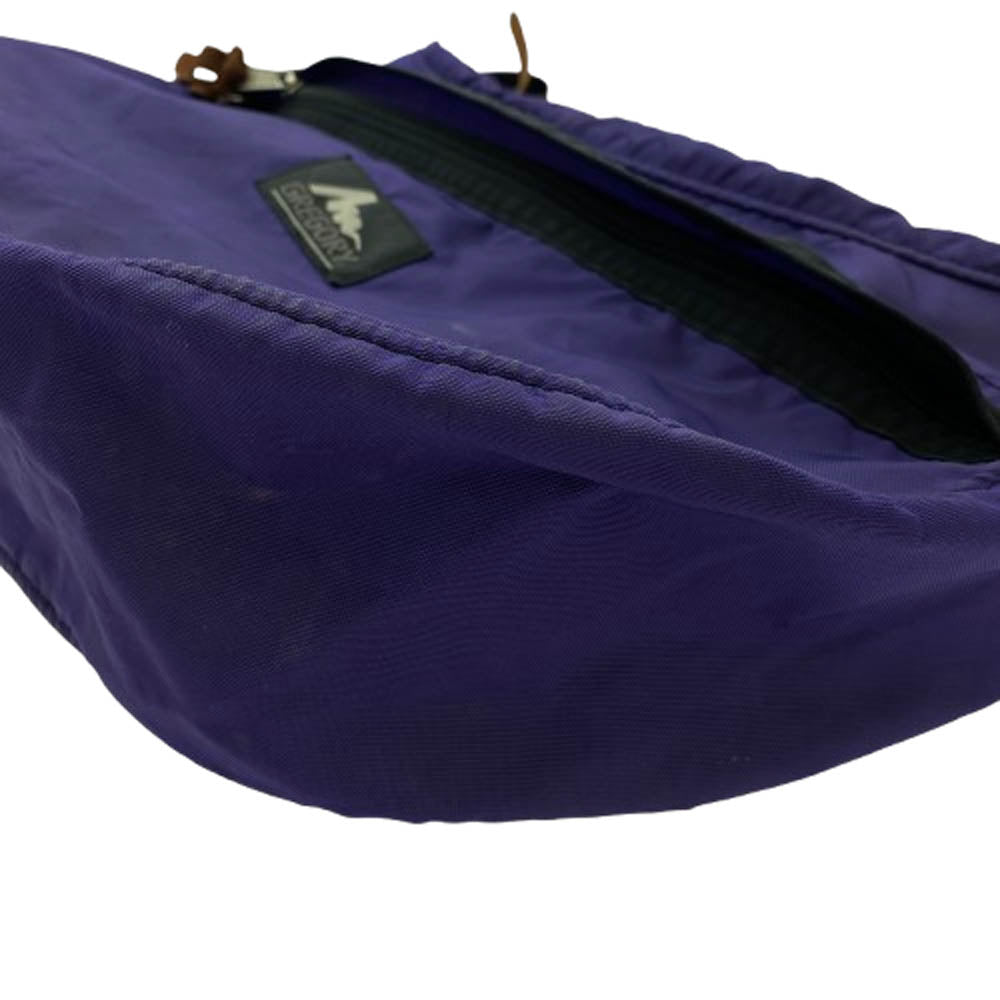 GREGORY グレゴリー 90s 00s USA製 銀文字タグ サッチェル M ショルダー バッグ パープル系 M【中古】