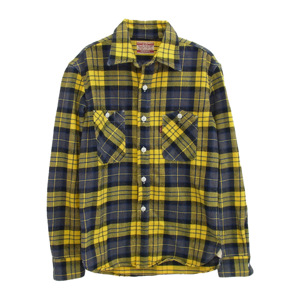 Levi's リーバイス 60550-0008 長袖 ワーク チェック ネル シャツ Levi's リーバイス 60550-0008 長袖 ワーク チェック ネル シャツ