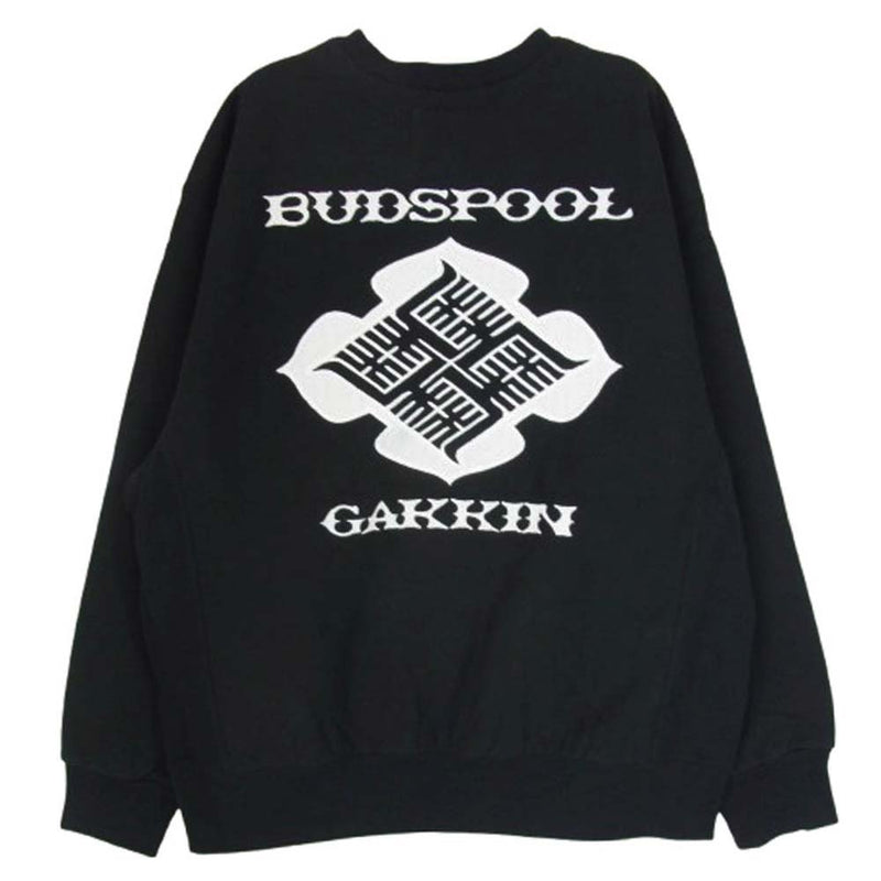 ガッキン BUDSPOOL バッズプール ロゴ刺繍 クルーネック スウェット