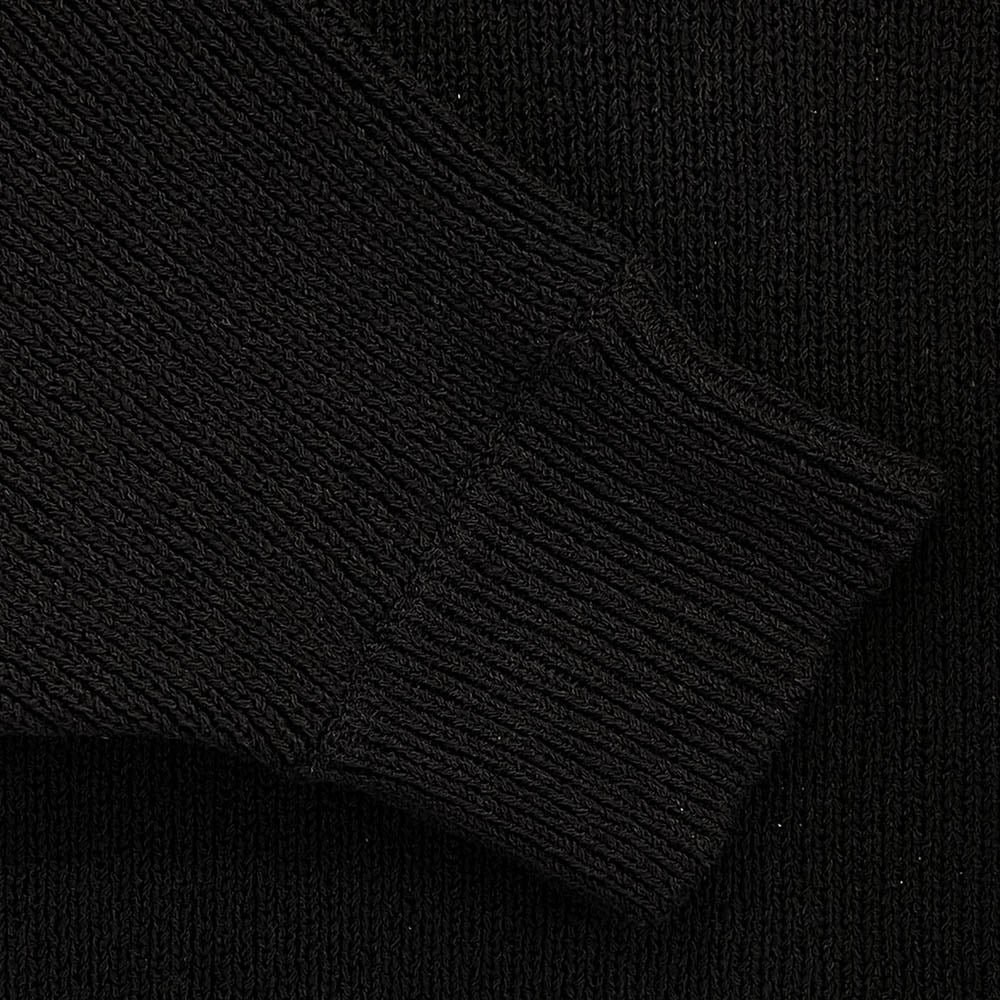 GRAPHPAPER グラフペーパー 25SS GU251-80119 Linen Solotex Loose Rib Crew Neck リネン ソロテックス ルーズリブ クルーネック ニット セーター ブラック系 2【中古】