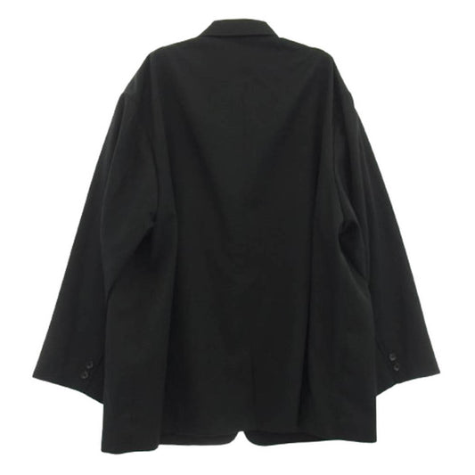 GRAPHPAPER グラフペーパー 23AW GM233-20168B Scale Off Wool Jacket スケールオフ ウール テーラード ジャケット ブラック系 F【中古】