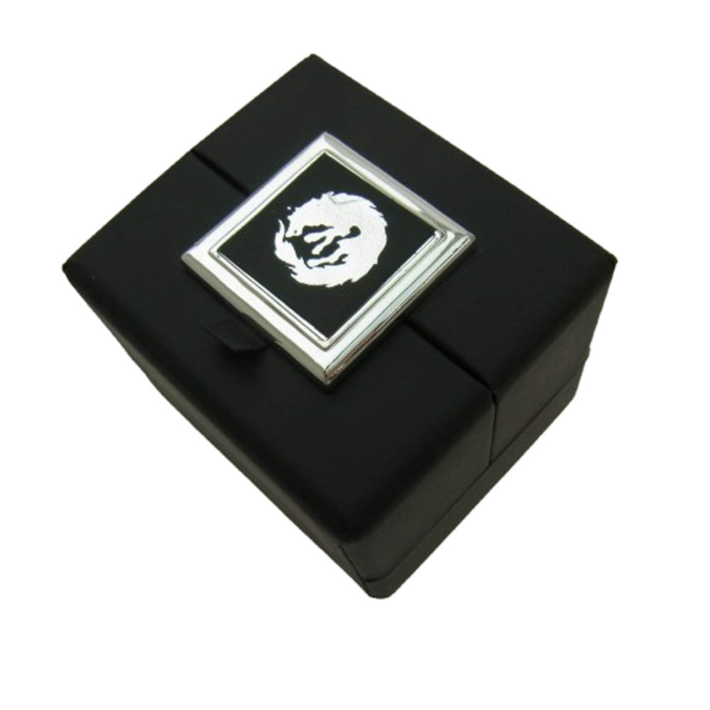 WOLFMAN B.R.S ウルフマンブラザーズ K18 BLACK BLOSSOM ブラックブロッサム リング シルバー系 21号【中古】