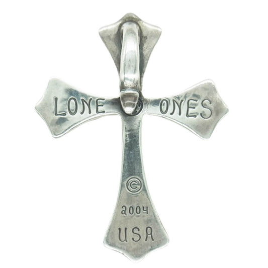 LONE ONES ロンワンズ Spread Eagle Cross Medium スプレッド イーグル クロス ミディアム シルバー ペンダント トップ シルバー系【中古】
