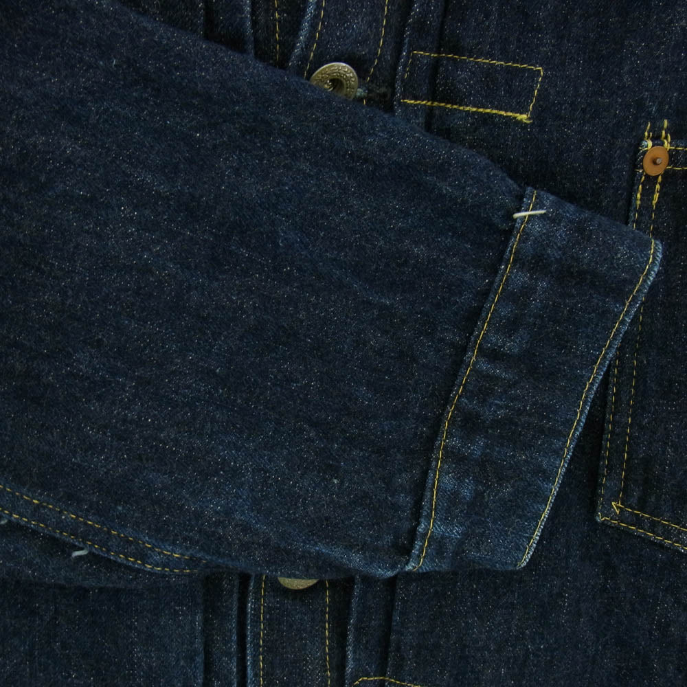SUGAR CANE シュガーケーン #08 DENIM BLOUSE S1943 T-BACK 1st 大戦 デニムジャケット Gジャン インディゴブルー系 46【中古】