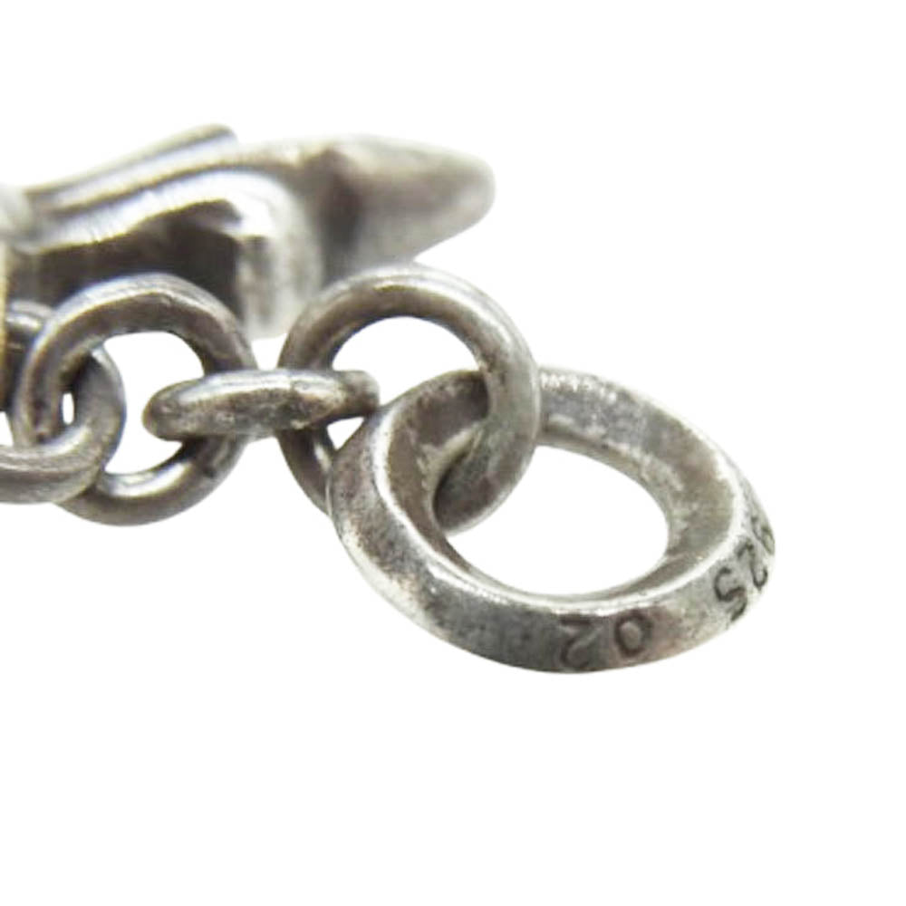 CHROME HEARTS クロムハーツ(原本無) ROLY CROSS ローリークロス チャーム シルバーネックレス トップ シルバー系【中古】
