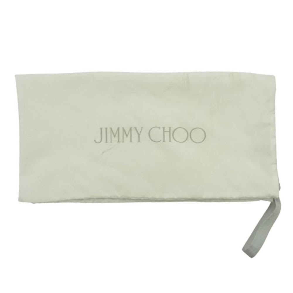 JIMMY CHOO ジミーチュウ パテント ヒール パンプス シューズ ベージュ系 37【中古】