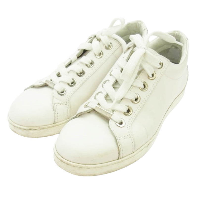 JIMMY CHOO ホワイト スタッズ スニーカー 37