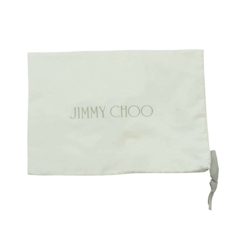 JIMMY CHOO ジミーチュウ CASH キャッシュ スタースタッズ スニーカー ホワイト系 37【中古】