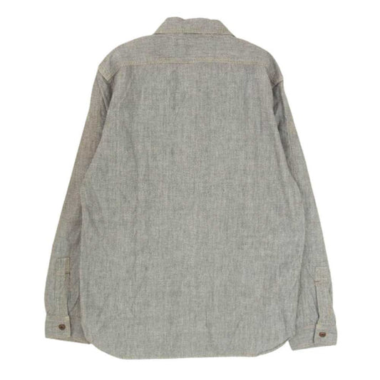 FREEWHEELERS フリーホイーラーズ NEAL CASSADY シャンブレー 長袖 ワーク シャツ グレー系 サイズ表記無【中古】