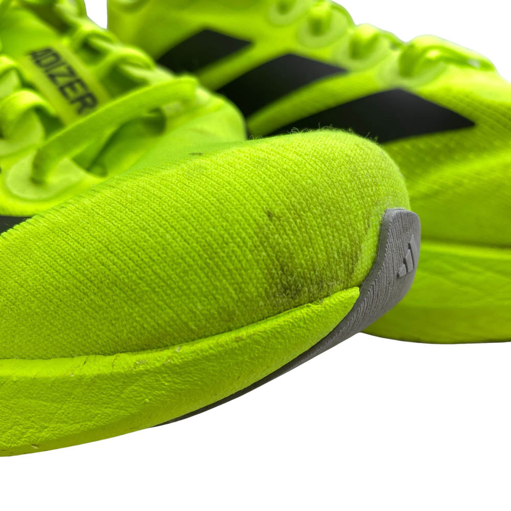 adidas アディダス JR3416 EVO SL ADIZERO アディゼロ エヴォ スニーカー ランニングシューズ ライトグリーン系 27.5cm【中古】