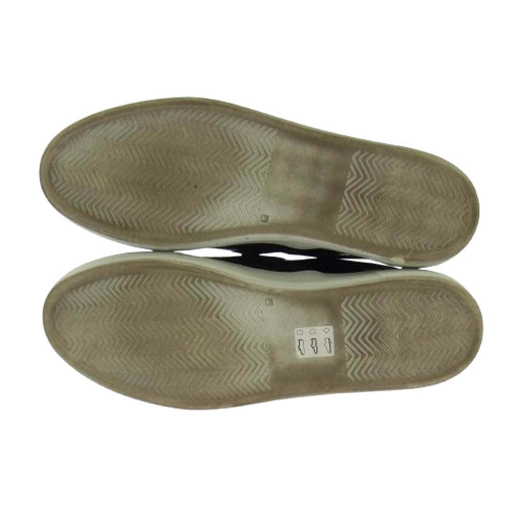 AKM エイケイエム レザー スリッポン シューズ スニーカー ブラック系 43【中古】