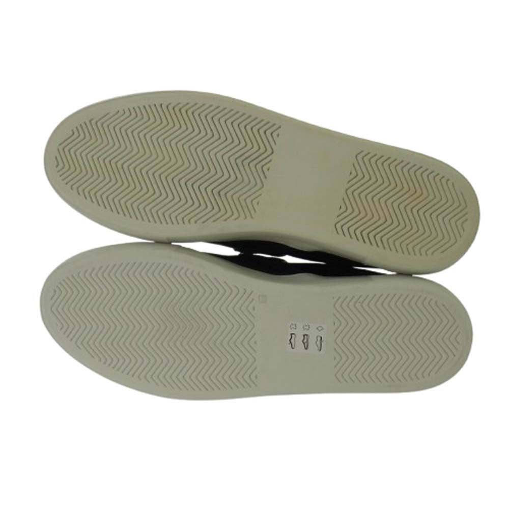 AKM エイケイエム レザー スリッポン シューズ スニーカー ブラック系 43【美品】【中古】