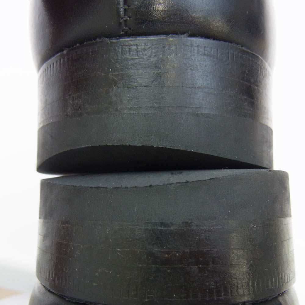 ALDEN オールデン 54411 Vチップ モディファイド レースアップ カーフレザー シューズ ブラック系 8.5【中古】