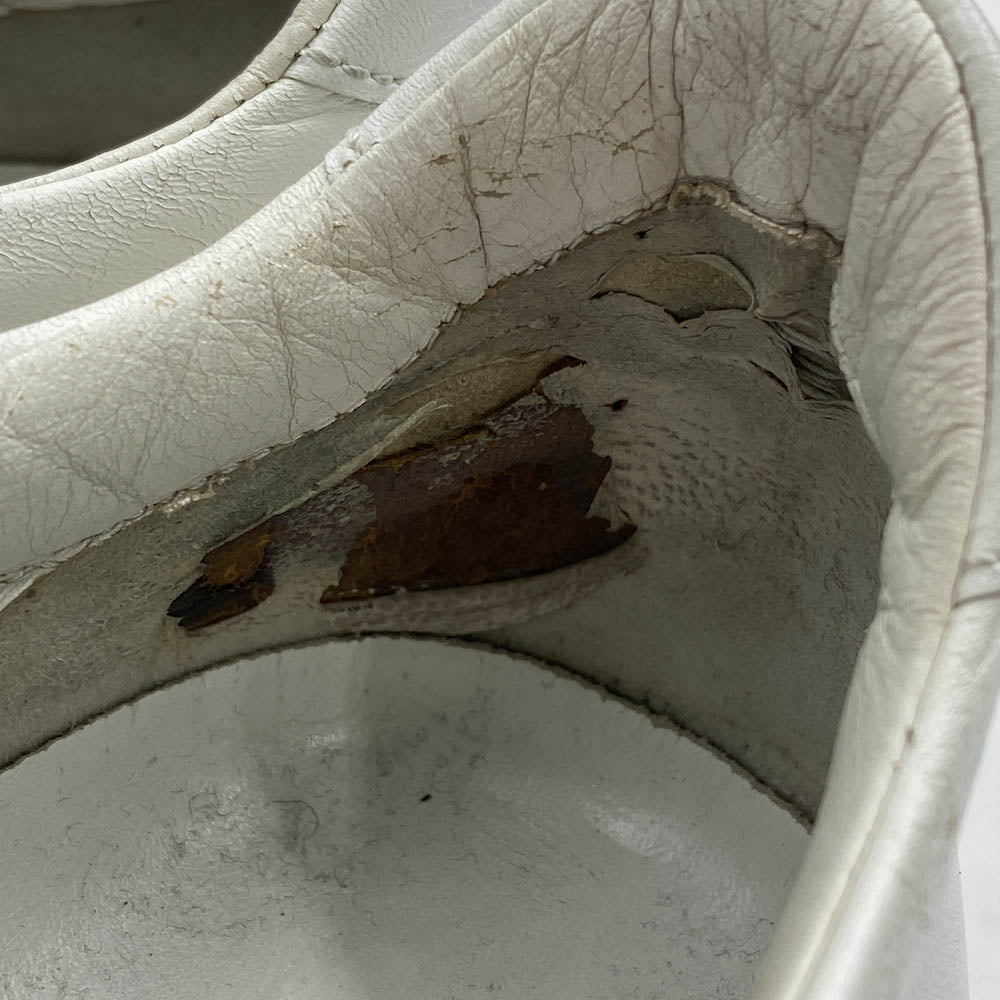 DIOR HOMME ディオールオム エディ期 07SS B30 ベルクロ レザー スニーカー ホワイト系 39【中古】