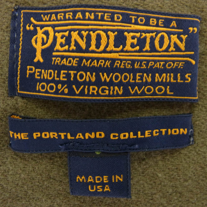【新品】米国製 ペンドルトン ジャガードマフラー USA製 ペンドルトン ピュアバージンウール ジャガード マフラー（ターコイズ