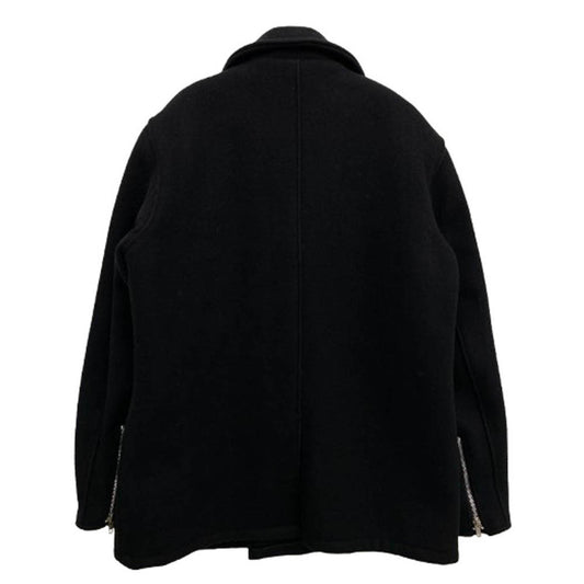 schott ショット ワンスター メルトン ダブルライダースジャケット ブラック系 36【中古】