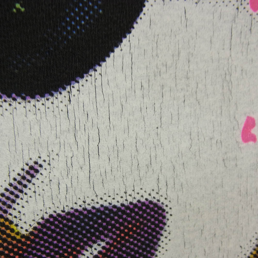 STUSSY ステューシー OLD オールド 紺タグ SKATETHING BASARA ロゴプリント 半袖 Tシャツ ブラック系 L【中古】