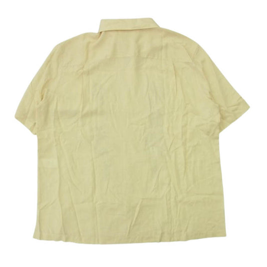 CELINE セリーヌ 23SS 2C947852C エンブロイダリー ハワイアン オープンカラー 半袖 シャツ ベージュ系 42【中古】
