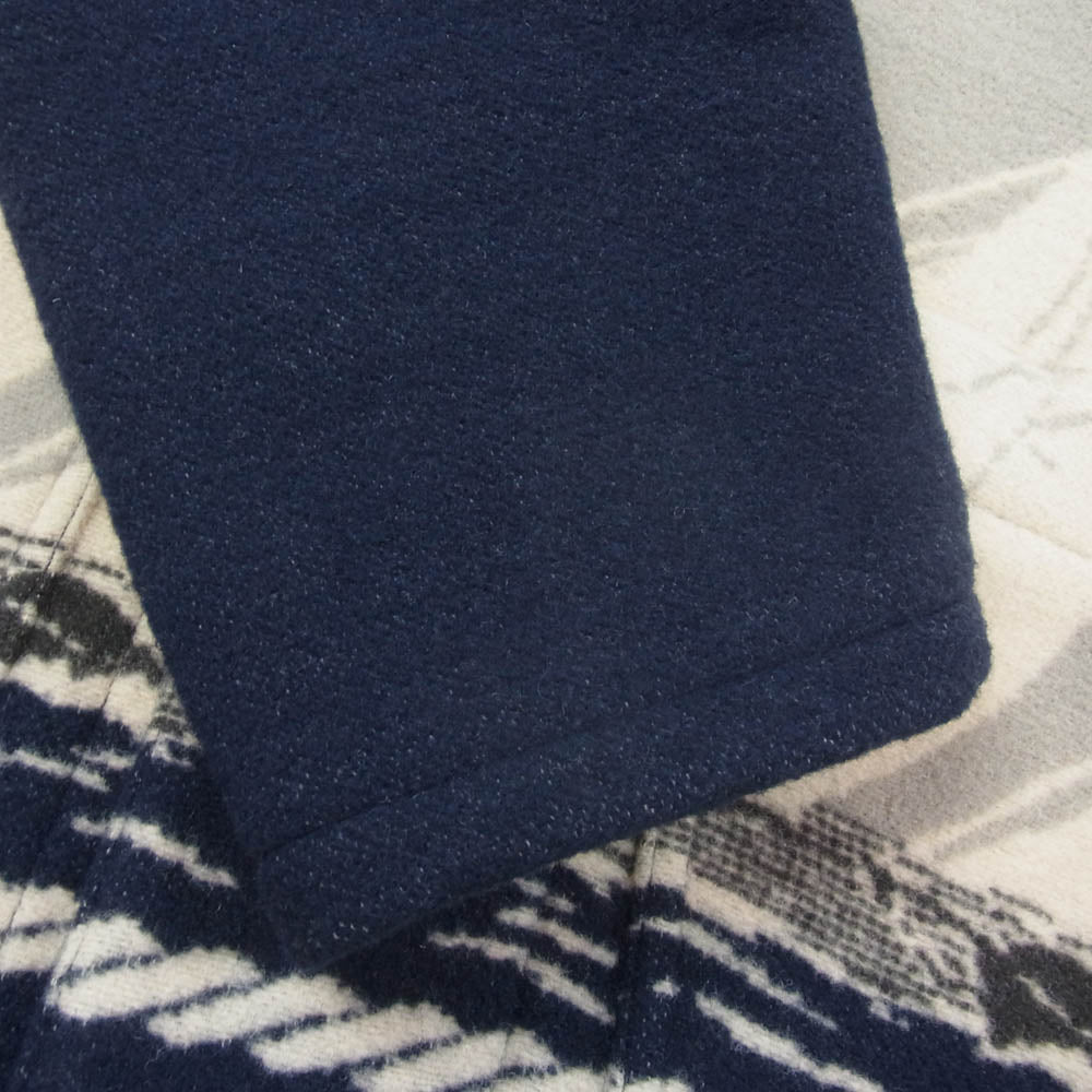 JELADO ジェラード john gluckow ジョングラッコー フード付き ブランケット ジャケット ネイビー系 XL【中古】