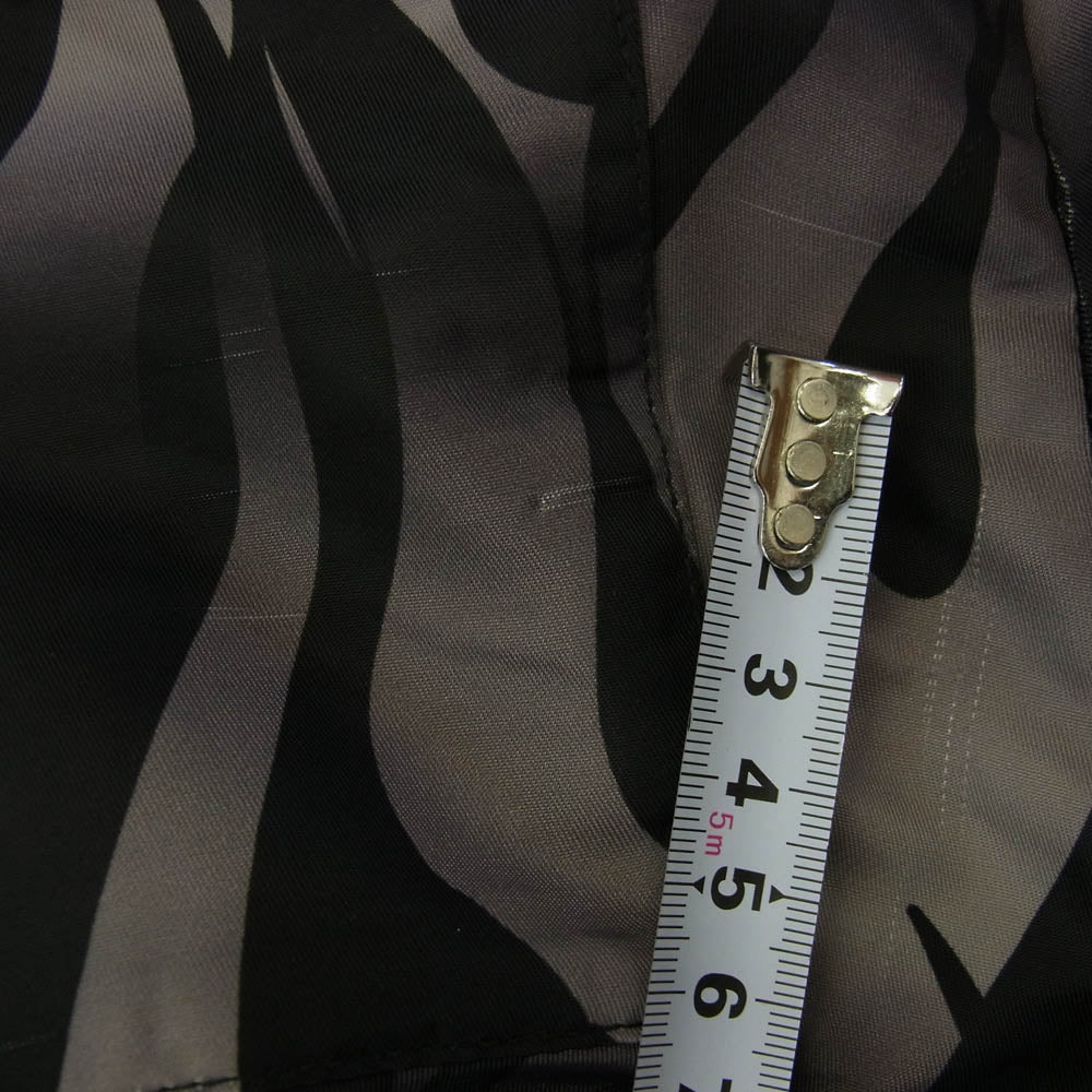 メイヨー 24MY-SPT07 FIRE EMBROIDERY SIDE SNAP NYLON PANTS ファイアープリント ロゴエンブロイダリ― サイドスナップ ナイロン トラックパンツ ブラック系 M【中古】